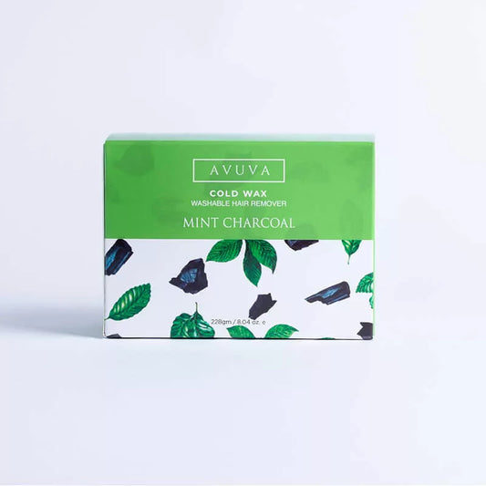 Mint Charcoal – Cold Wax