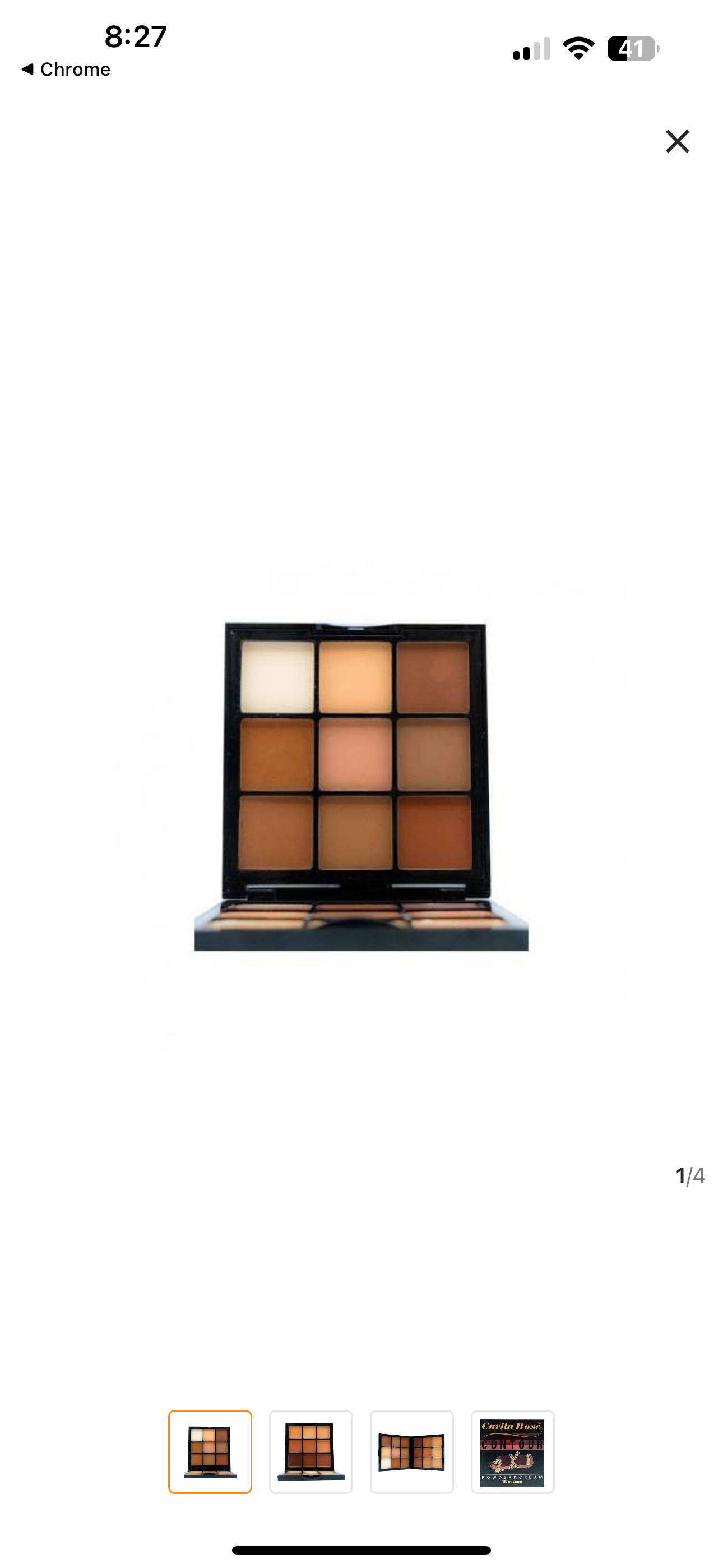 Carlla Rose Contour Powder & Creamy Palette 2 in 1-18 Color