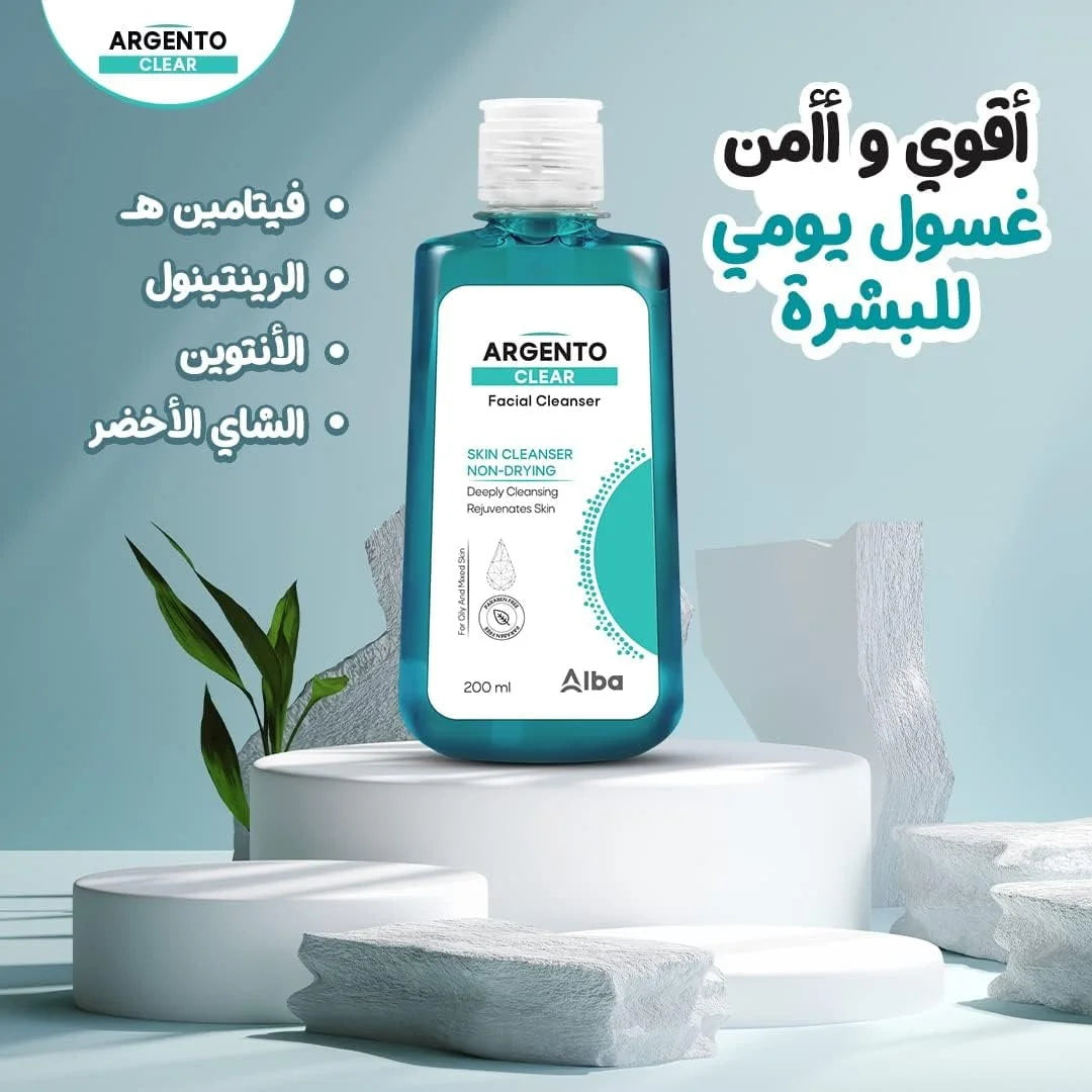 Argento Clear Face Wash for Oily Skin 200ml