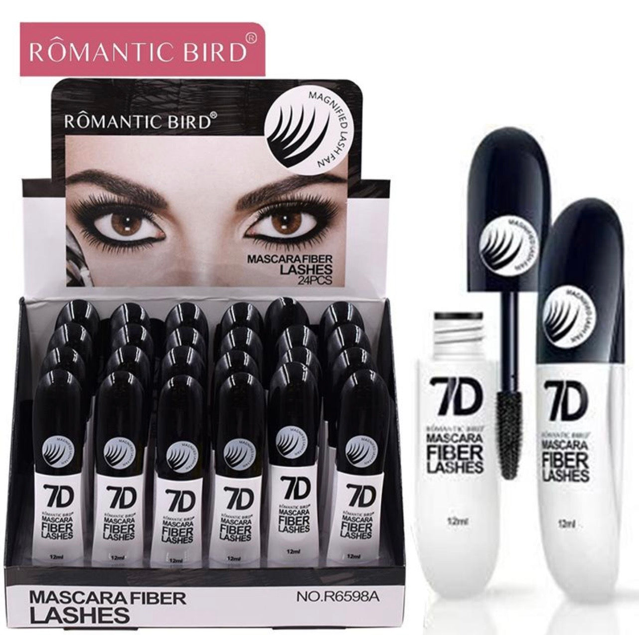 Black Lipuid Lash Extensions Mascara For Lengthening and Volumizig Eyelashes