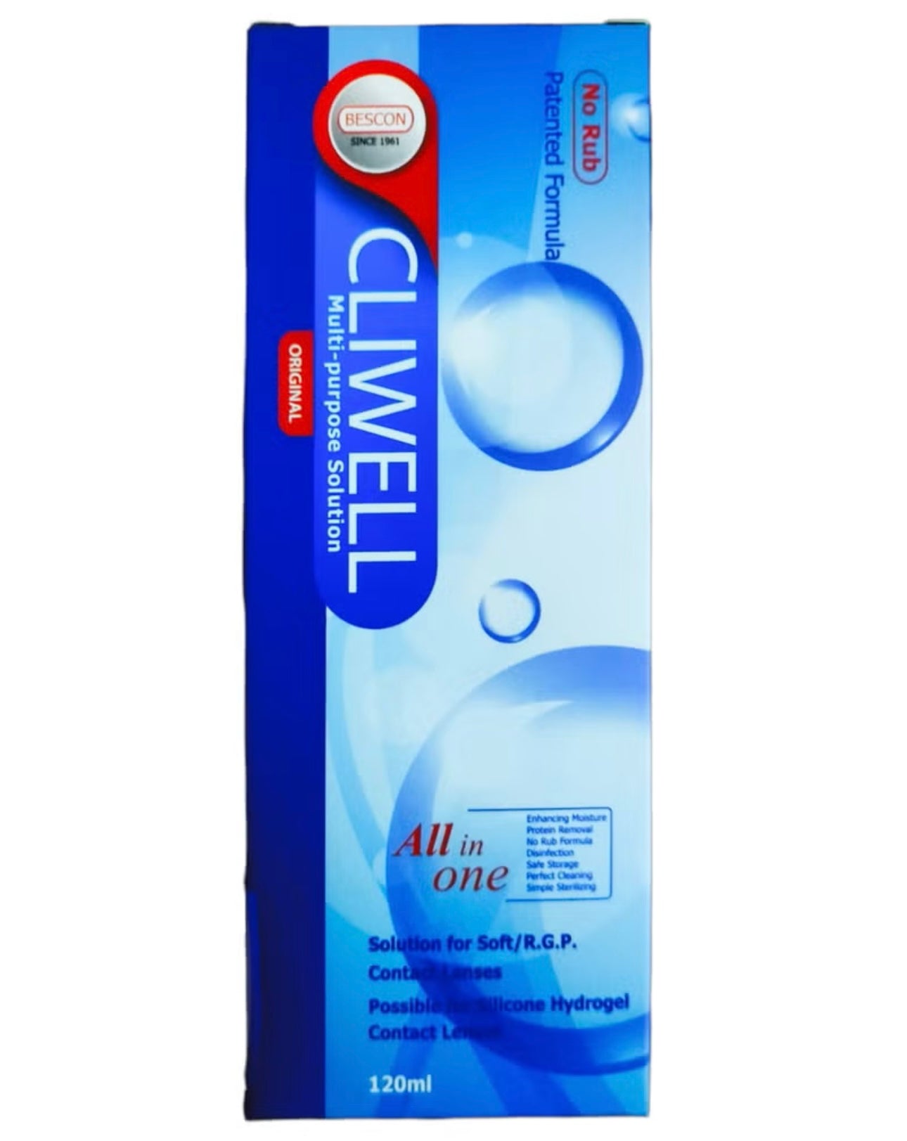 Cliwell All In One Contact Lenses Solution