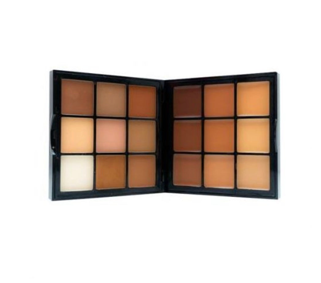 Carlla Rose Contour Powder & Creamy Palette 2 in 1-18 Color