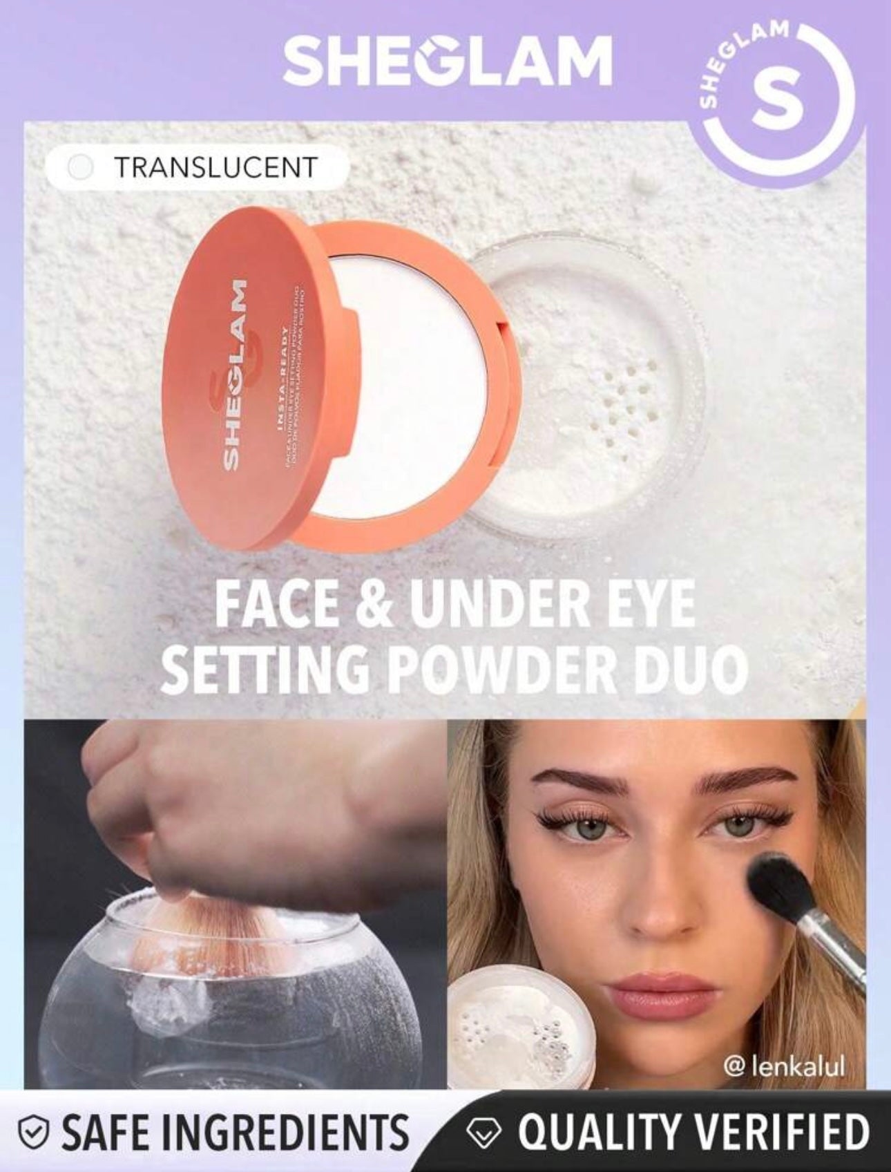 SHEGLAM Face & Under Eye Setting Powder