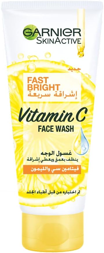 Garnier Skin Active Fast Bright Face Wash With Vitamin C And Lemon - 100ml