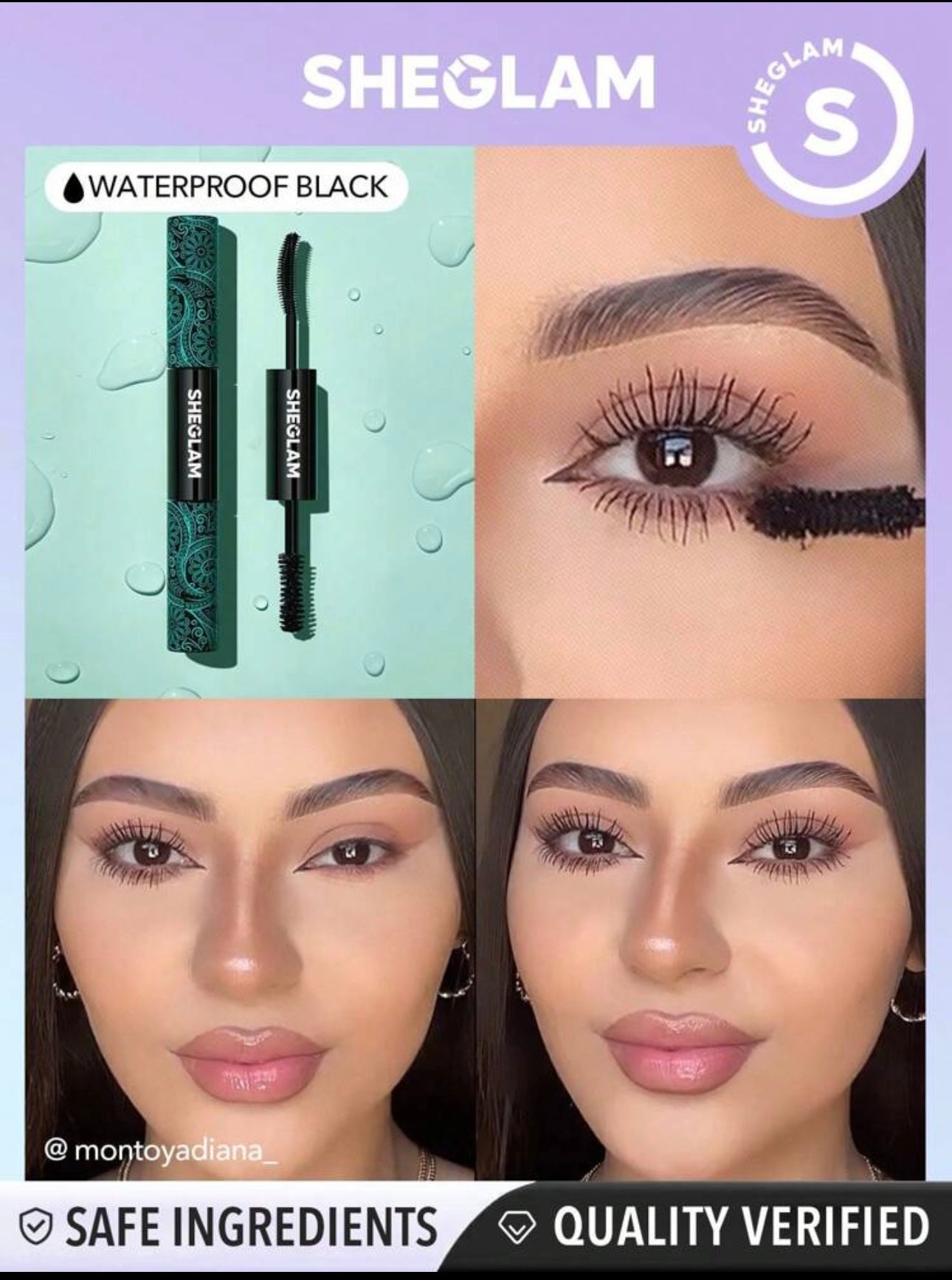 SHEGLAM All in One Volume & Length Mascara 2 In 1 Waterproof