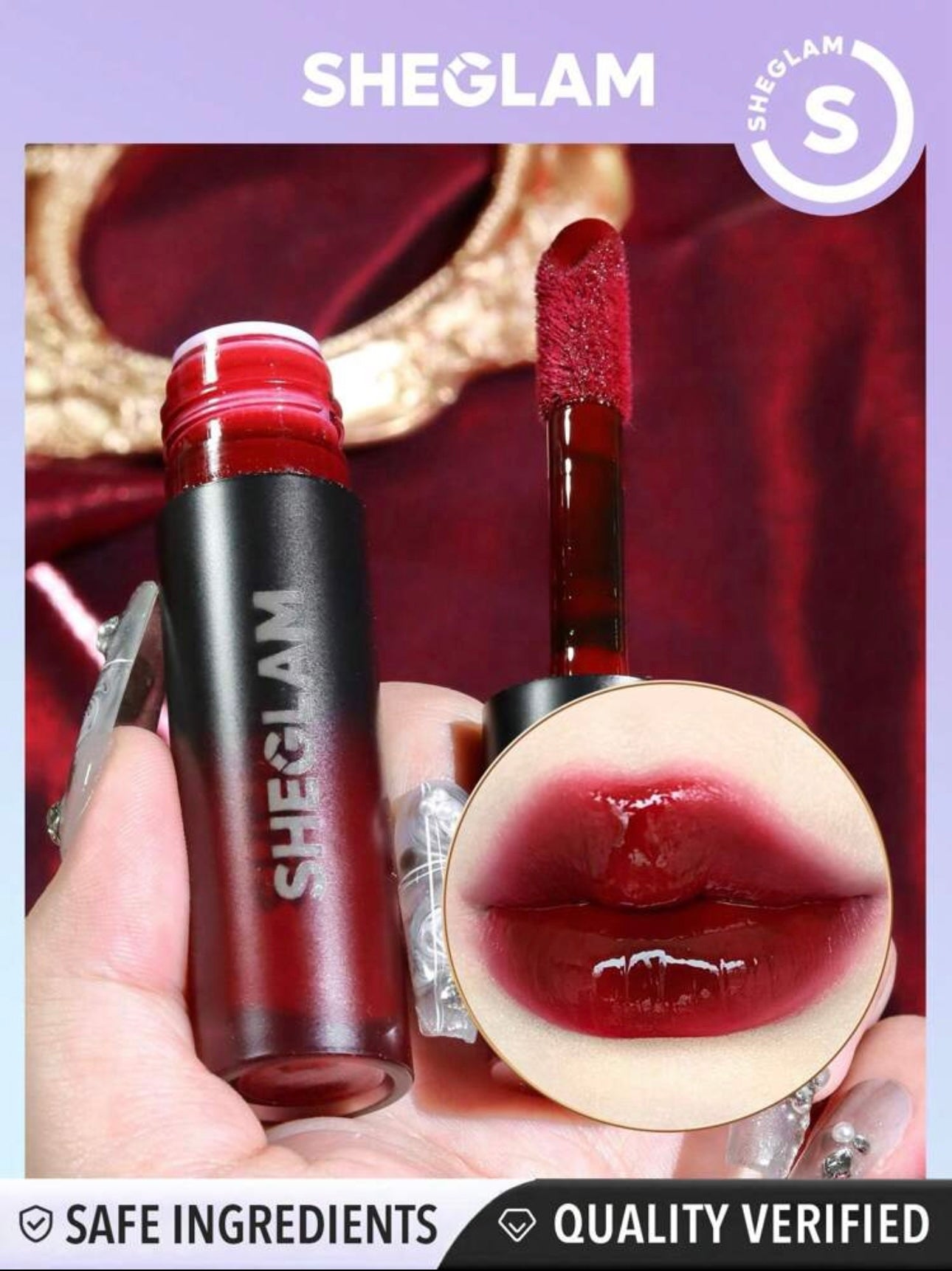 SHEGLAM Ember Rose Immortal Love Nourishing Lip Gloss