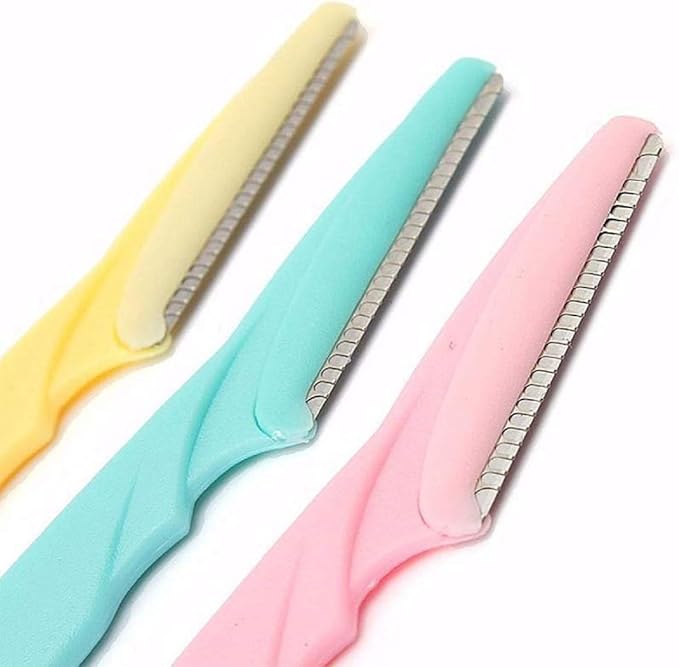 Makeup & More Tinkle Eyebrow Razor, Give Shape To Your Eyebrow, Remove Facial Hair, Remove Hair Painlessly, Precise And Easy To Use, Pack Of 3 Razors