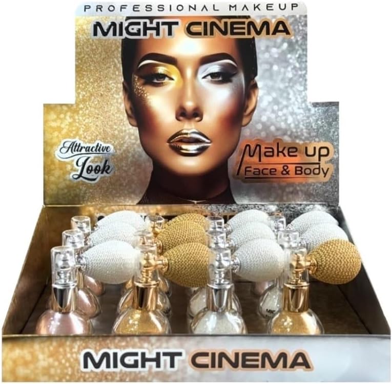 Might Cinema - Highlighter, Glitter For Face & Body, Model - 4090