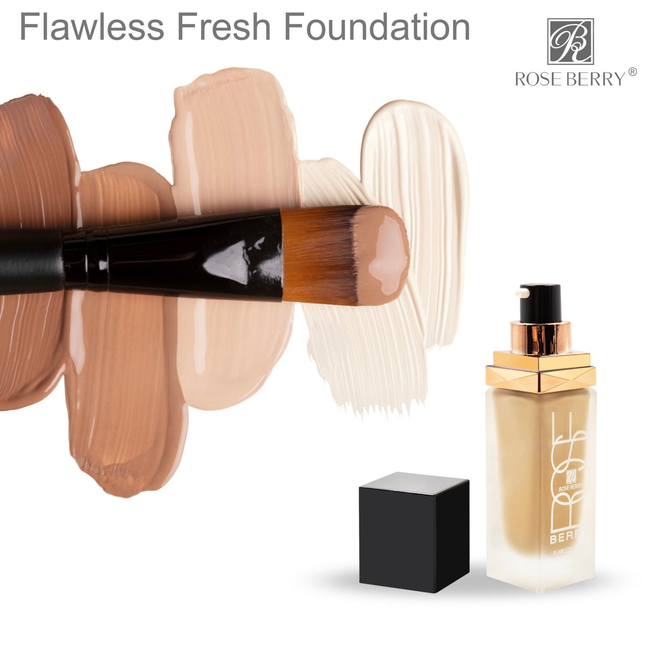 ROSE BERRY Flawless Fresh Foundation – 30g