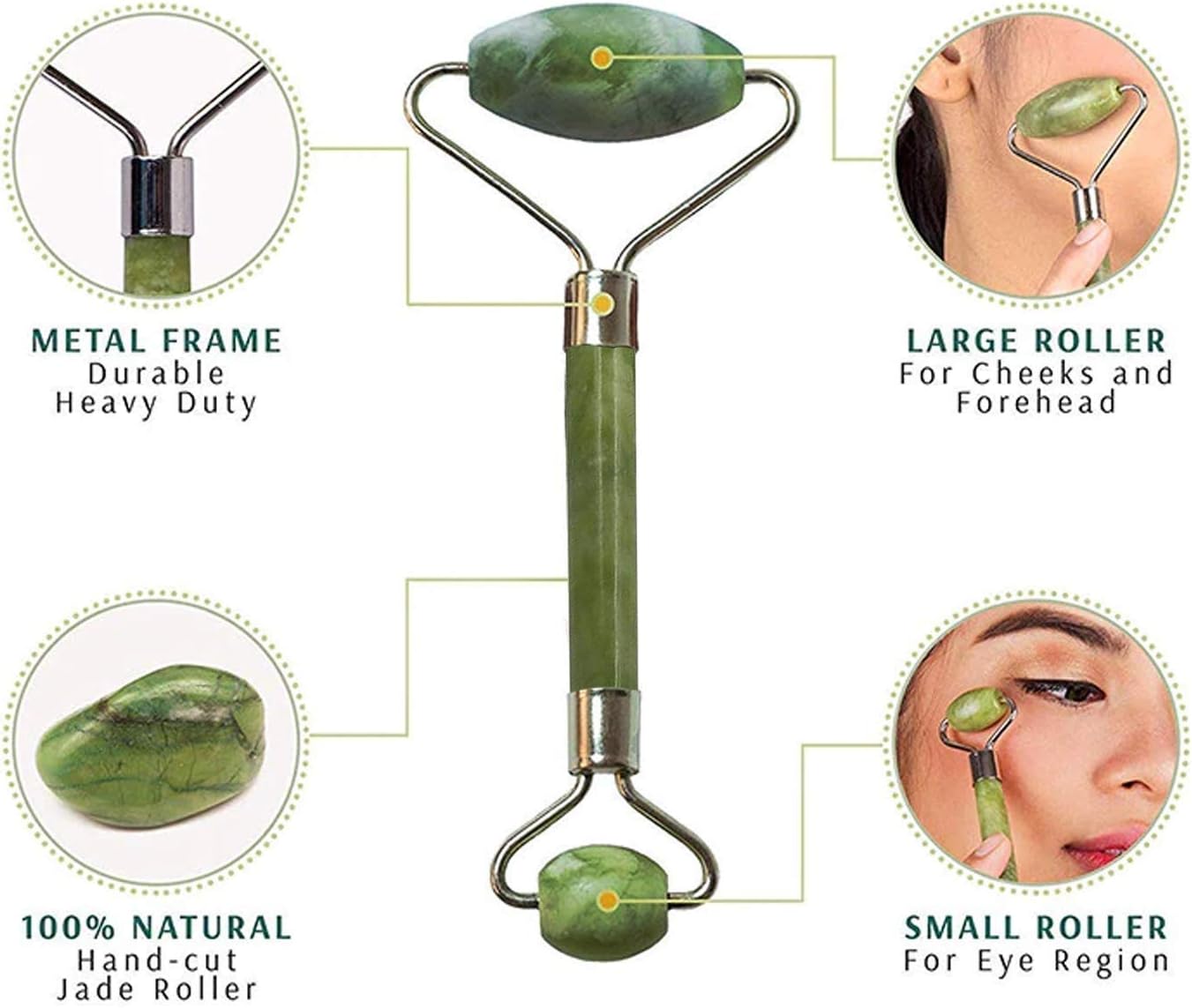 Rotating facial massage tool
