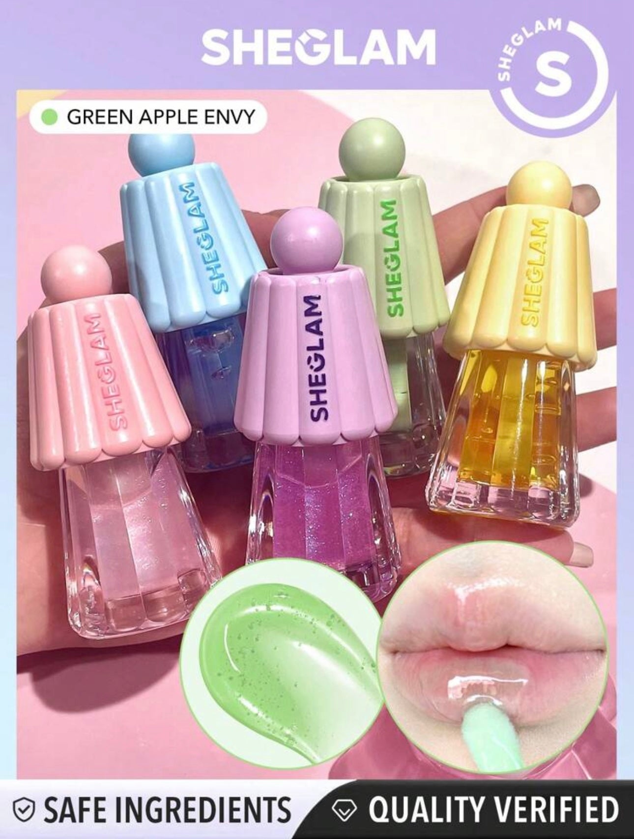 SHEGLAM Jelly Wow Hydrating Lip Oil