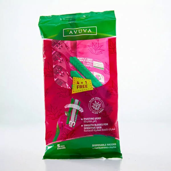 Avuva Feminine Disposable Razors 5 pieces