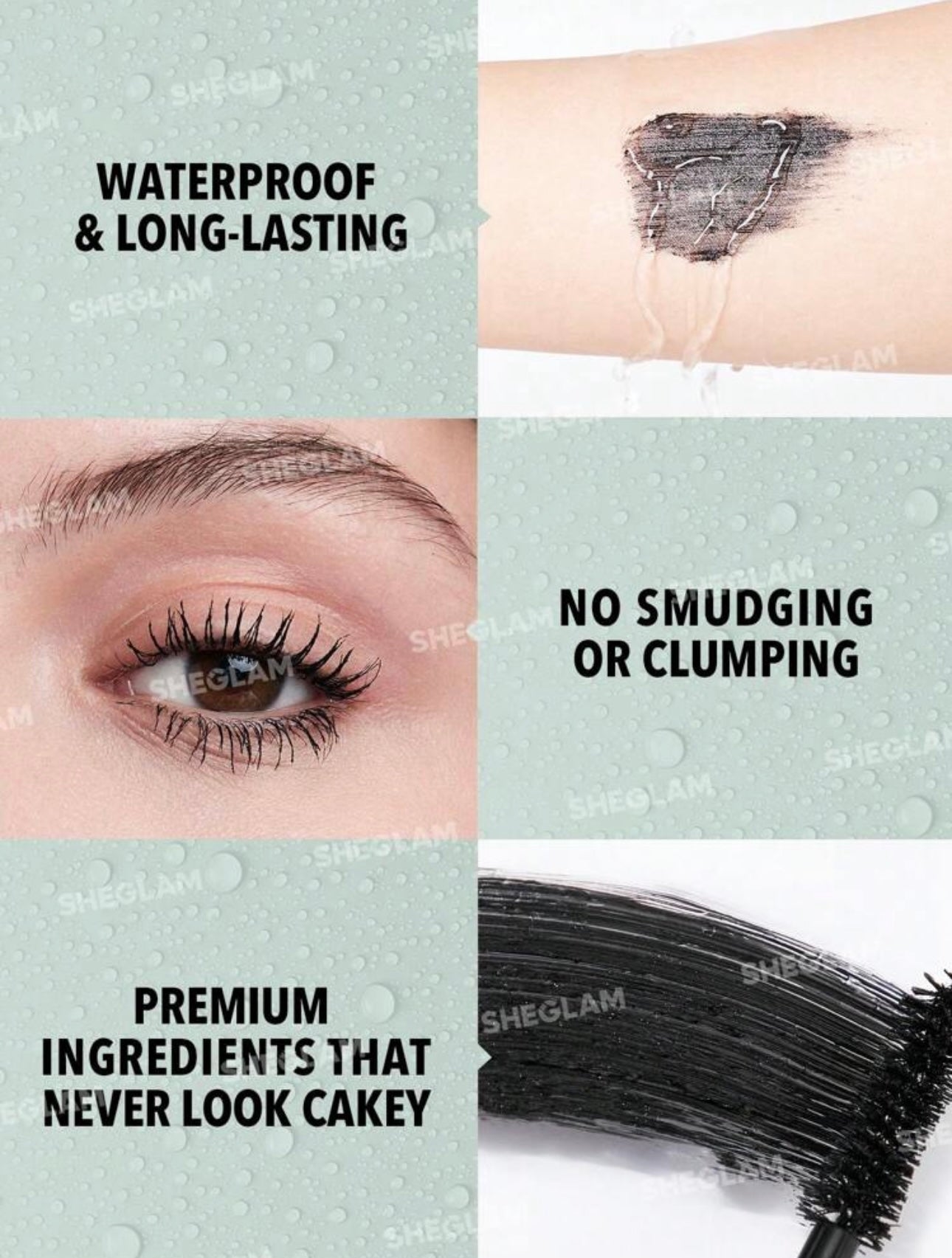 SHEGLAM All in One Volume & Length Mascara 2 In 1 Waterproof
