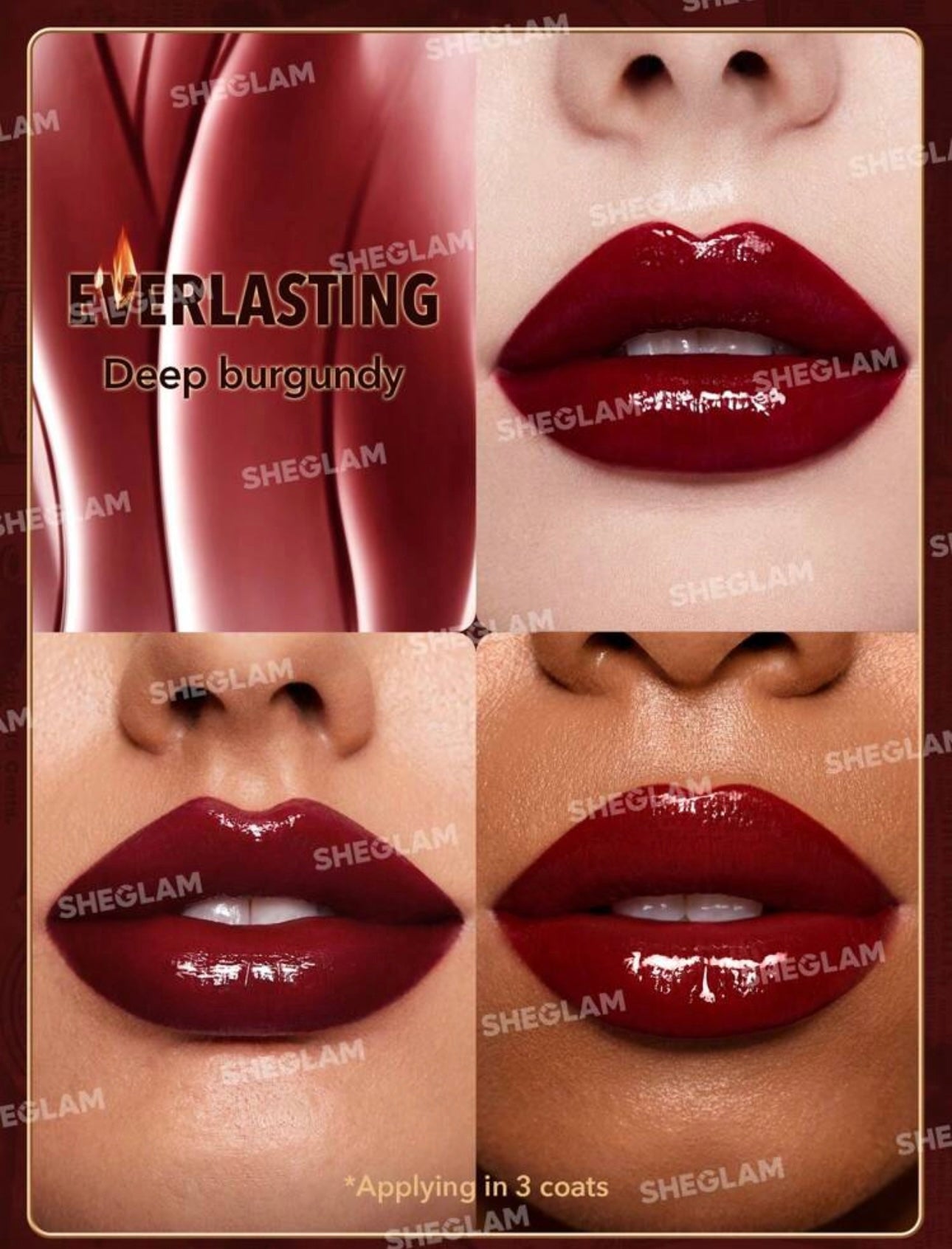 SHEGLAM Ember Rose Immortal Love Nourishing Lip Gloss