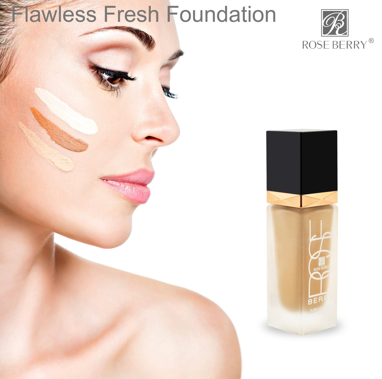 ROSE BERRY Flawless Fresh Foundation – 30g