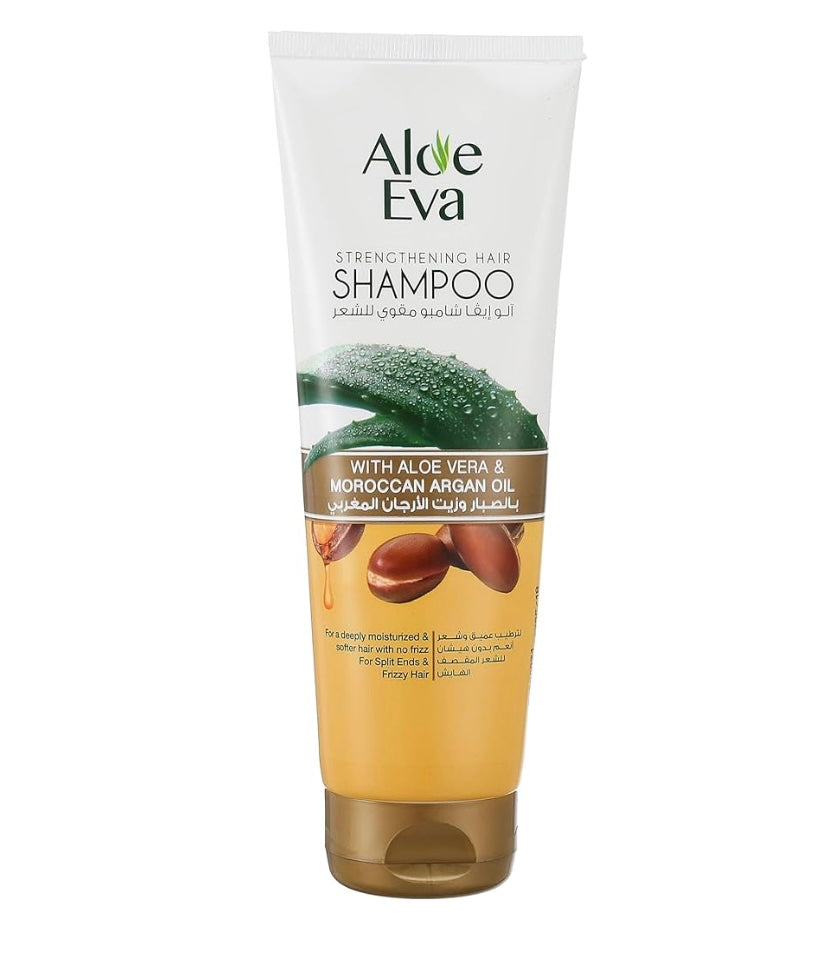 Aloe Eva strengthening hair shampoo with aloe vera and moroccan argan oil - 230 ml