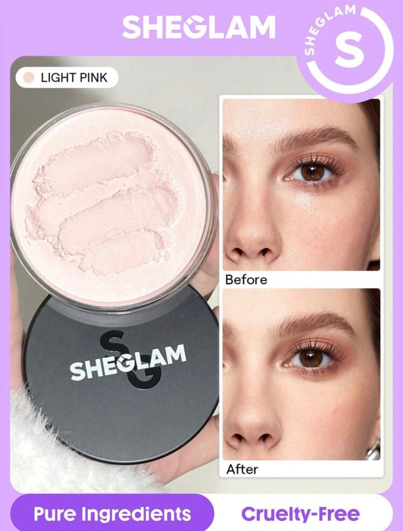 SHEGLAM Baked Glow Setting Powder