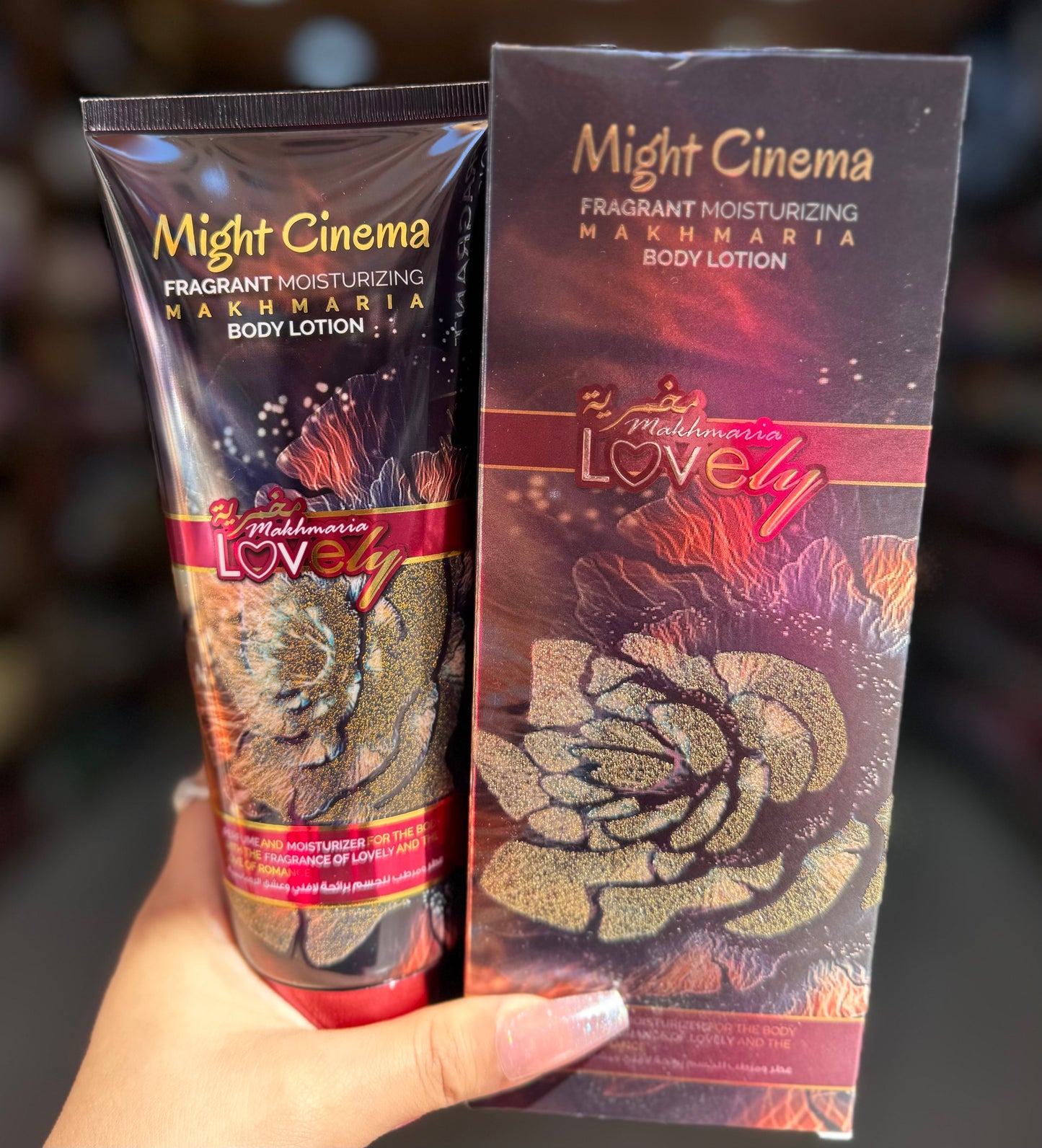 MIGHT CINEMA FRAGRANT MOISTURIZING BODY LOTION-MAKHMARIA Lovely -250 ML