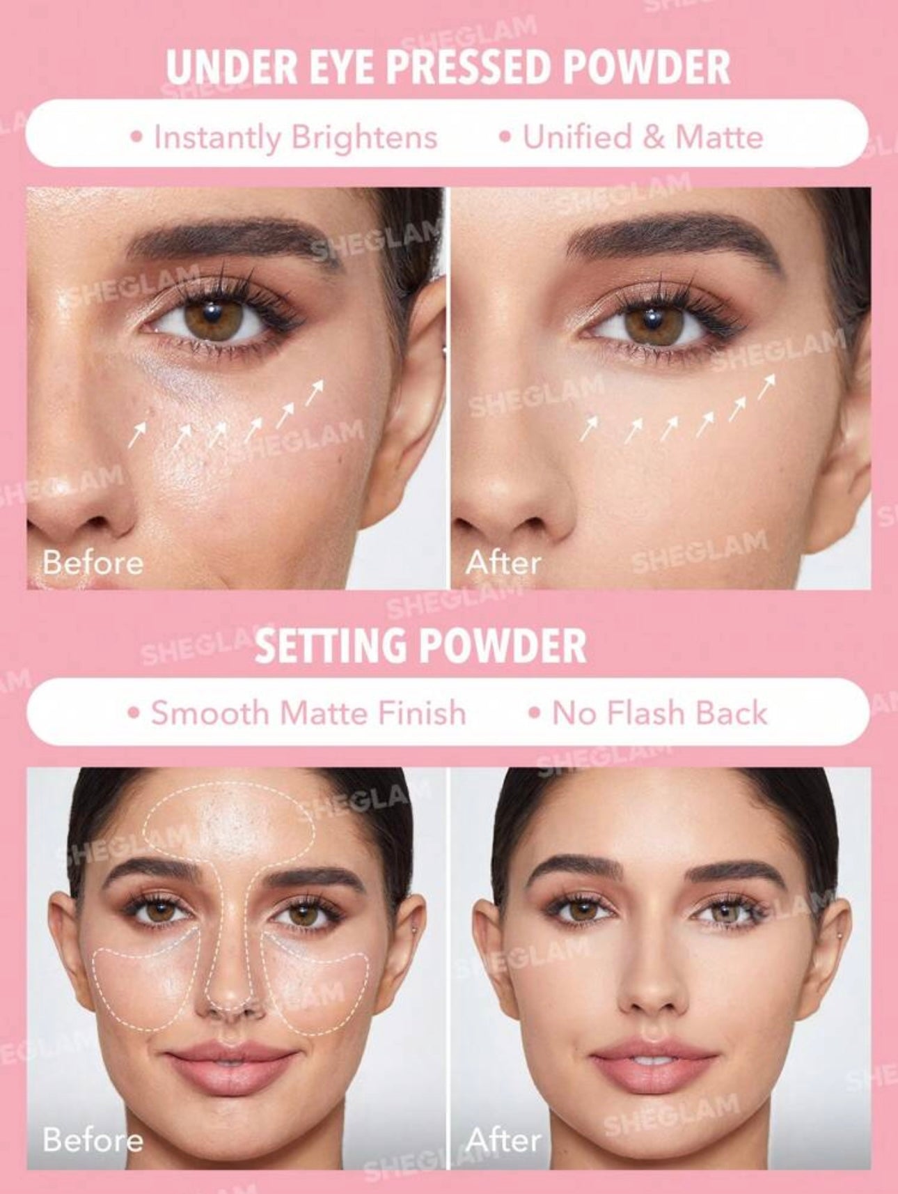 SHEGLAM Face & Under Eye Setting Powder