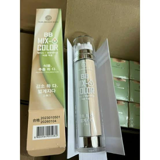 Ever beauty BB mix color primer +foundation double action