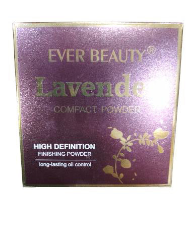 Ever beauty lavender compact powder high definition finishing powder