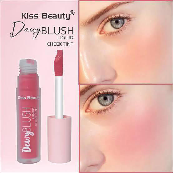 Kiss Beauty dewy blush liquid cheek tint