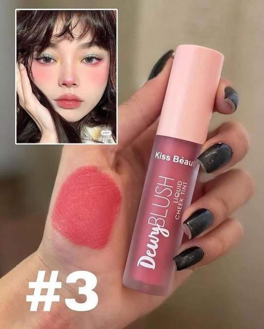 Kiss Beauty dewy blush liquid cheek tint
