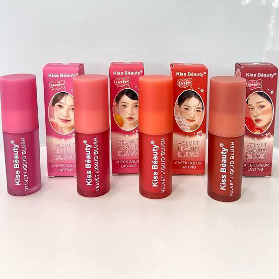 KISS BEAUTY Velvet Liquid Blush Cheek Color Lasting Matte