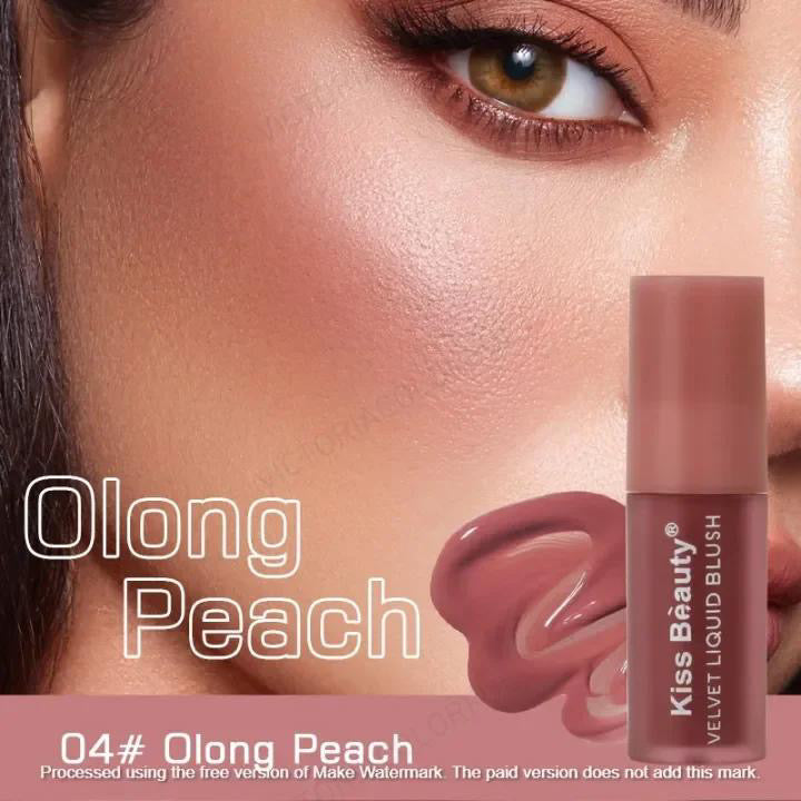 KISS BEAUTY Velvet Liquid Blush Cheek Color Lasting Matte