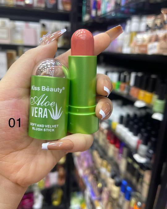 Kiss Beauty – Rubor stick aloe vera soft and velvet
