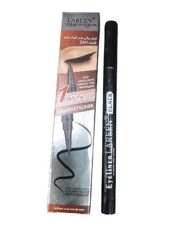 Lareen 1 day tatto liquid eyeliner try different waterproof