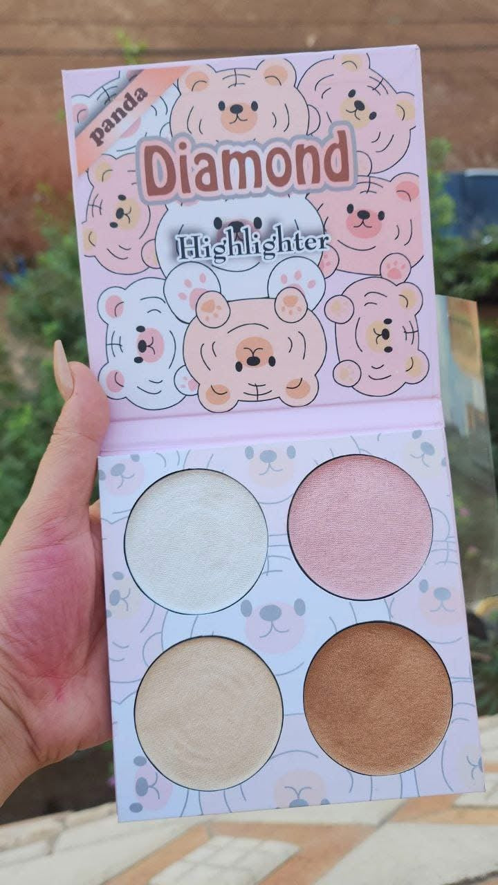 Diamond Highlighter panda 4 colors