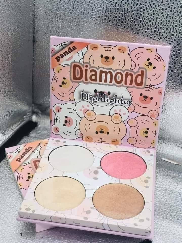 Diamond Highlighter panda 4 colors
