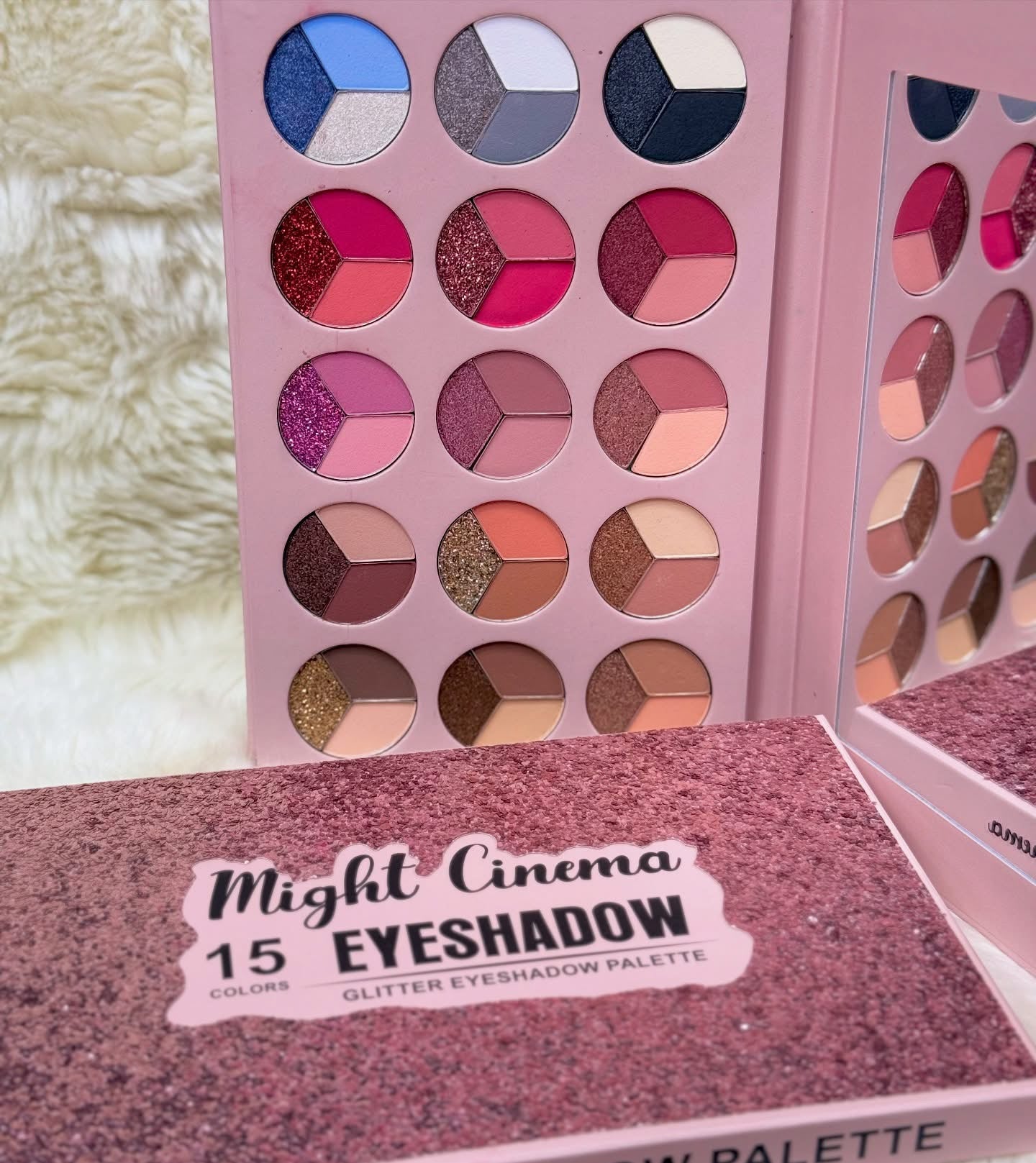 Might cinema eyeshadow 15 colors Glitter eyeshadow palette