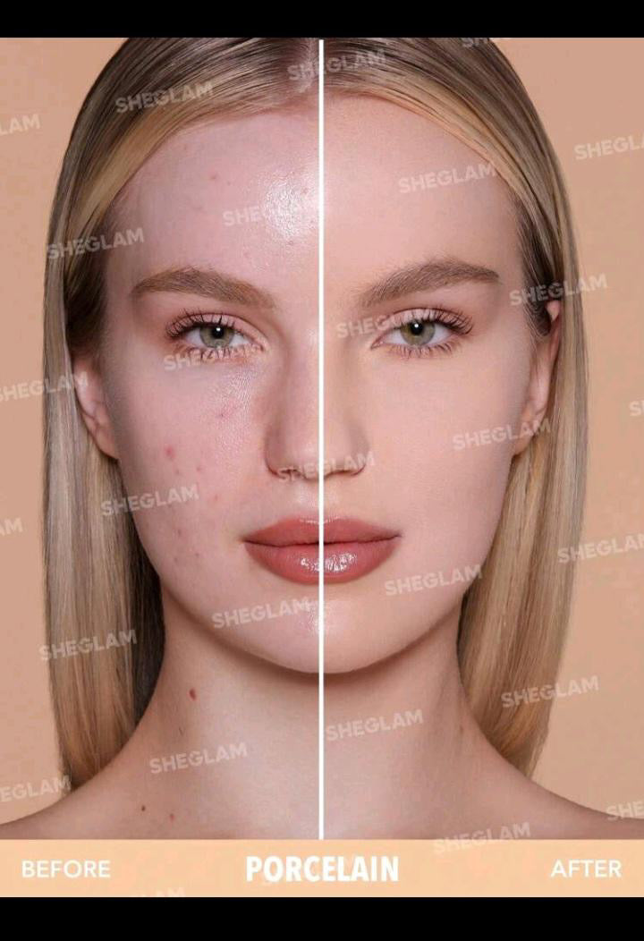 Sheglam skin-focus high coverage powder foundation