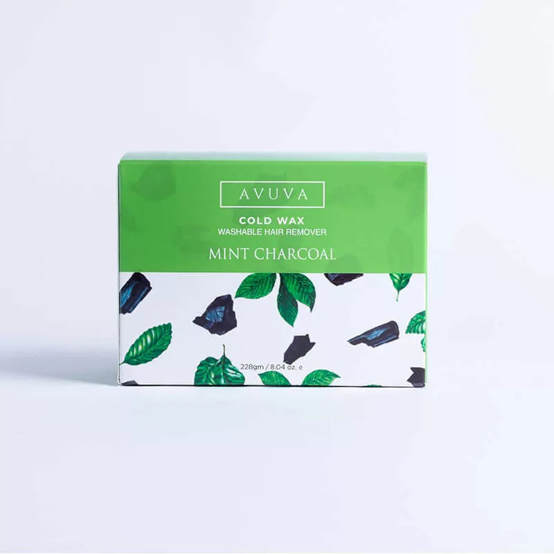 Mint Charcoal – Cold Wax