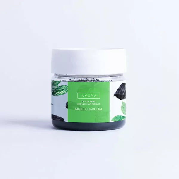 Mint Charcoal – Cold Wax