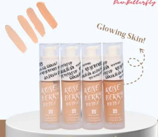 Rose Berry Natural Waterproof Foundation