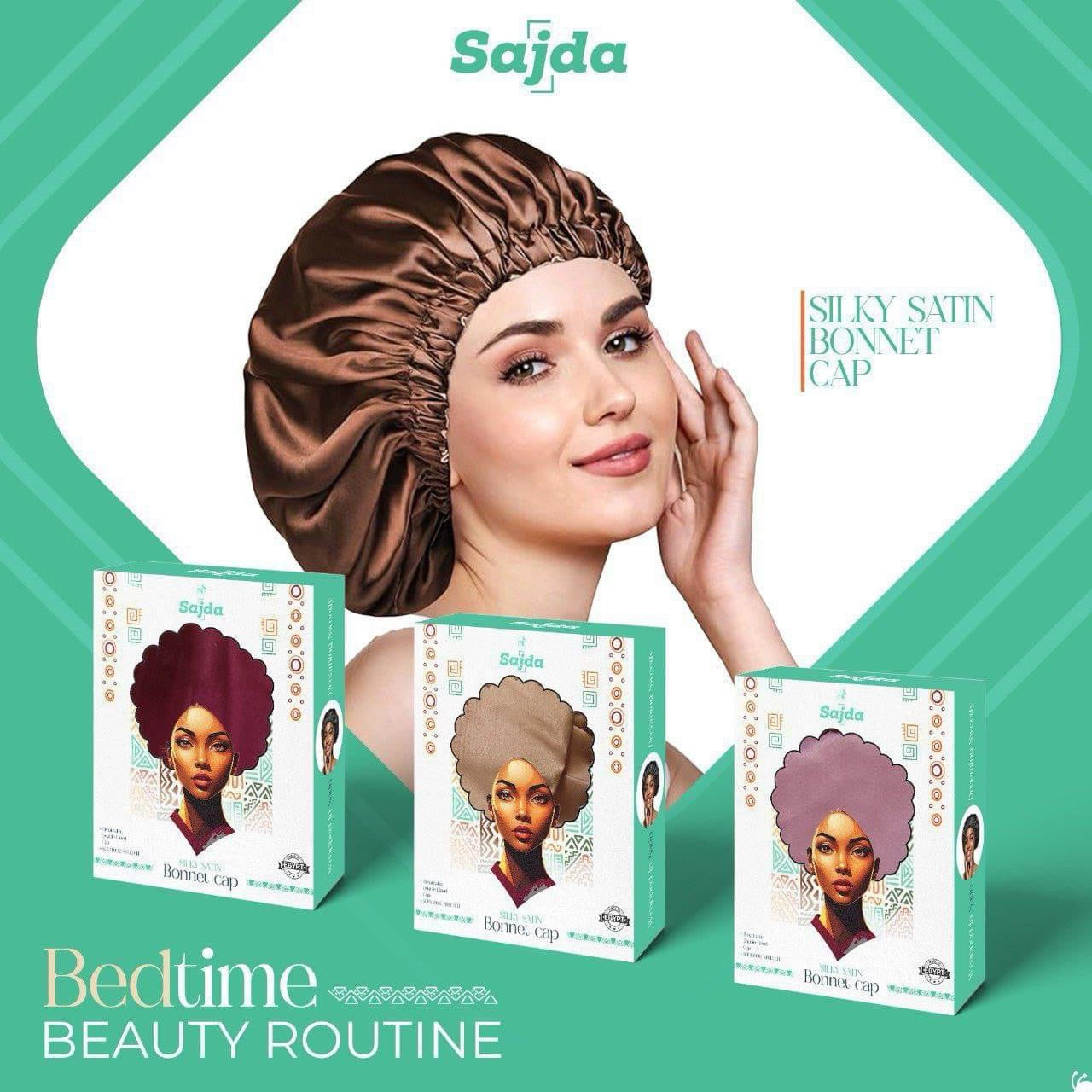 Sajda Bonnet Cap Satin