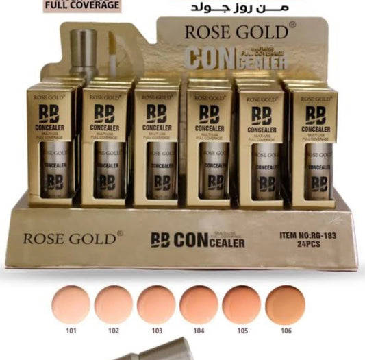 Rose Gold Concealer With High Coverage