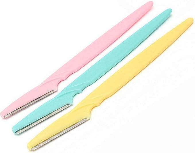 Makeup & More Tinkle Eyebrow Razor, Give Shape To Your Eyebrow, Remove Facial Hair, Remove Hair Painlessly, Precise And Easy To Use, Pack Of 3 Razors