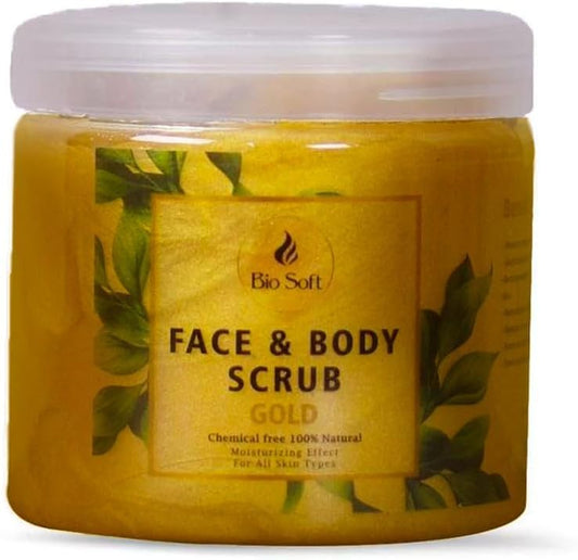 Bio Soft Face & Body Scrub Gold 500gm