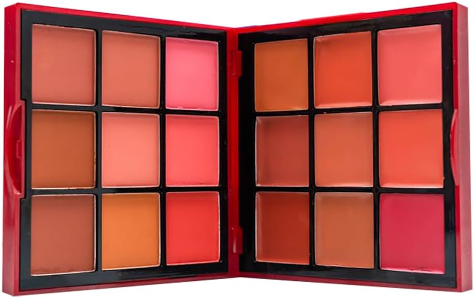 Carla Rose Cream & Powder Blush Palette - 18 Colors