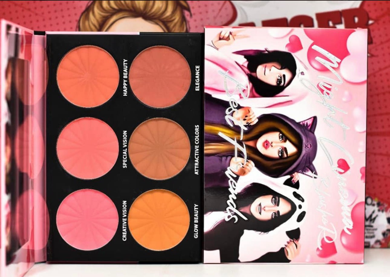 Might cinema blusher palette 6 colors