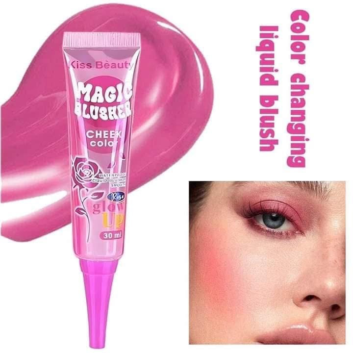 Kiss Beauty Magic Blusher Color Changing Liquid Blush On Waterproof Long Lasting 30ml