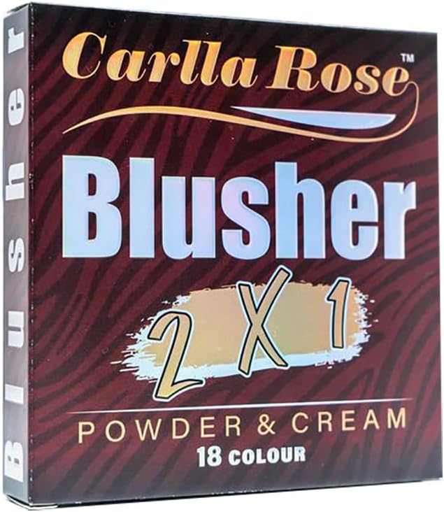 Carla Rose Cream & Powder Blush Palette - 18 Colors