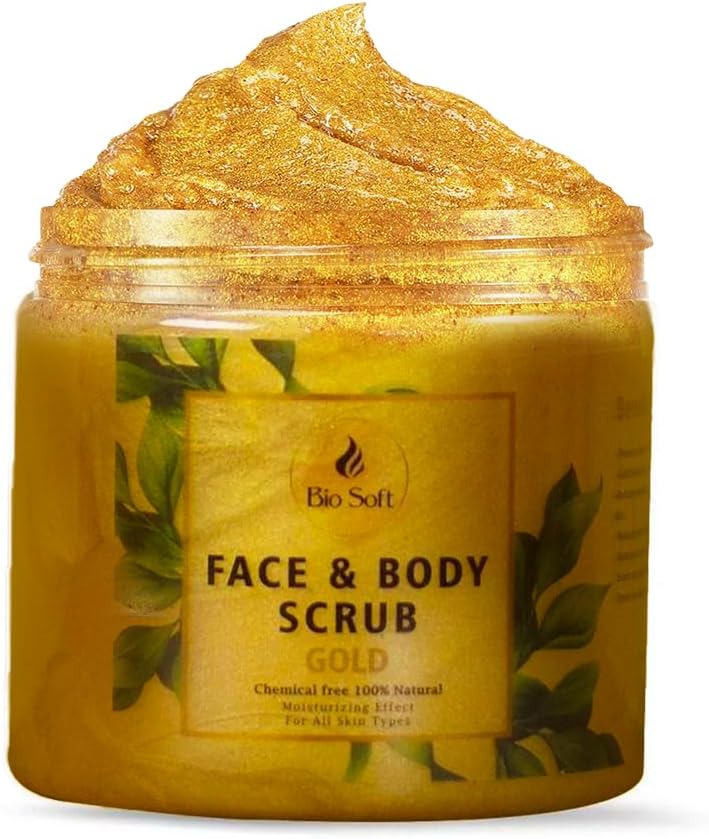 Bio Soft Face & Body Scrub Gold 500gm