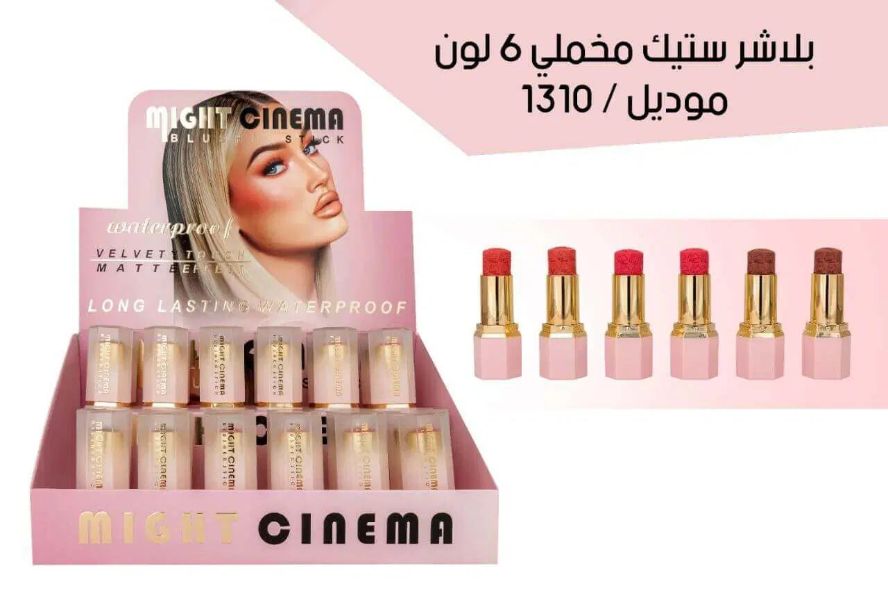 The new Mate Cinema blush stick, velvet, 6 colors