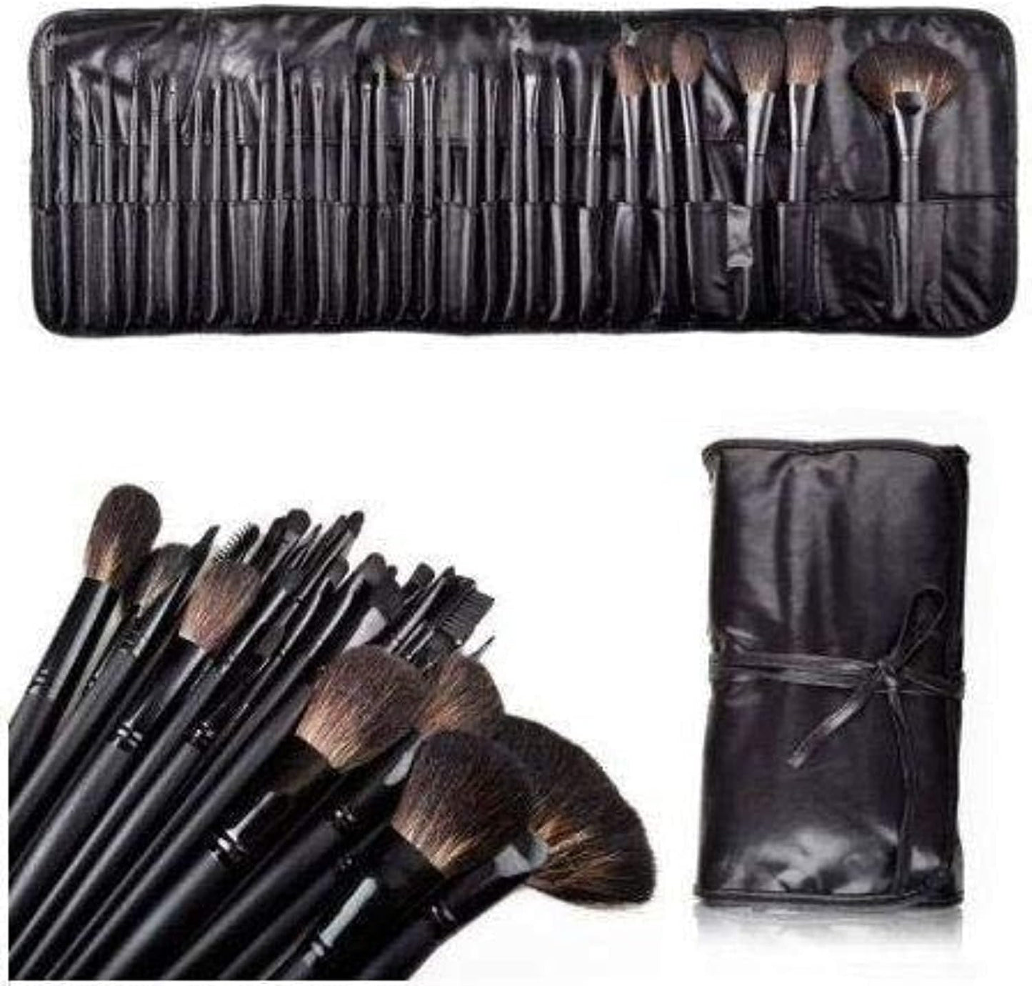 Makeup Brush with Pouch Case - 32 Pieces