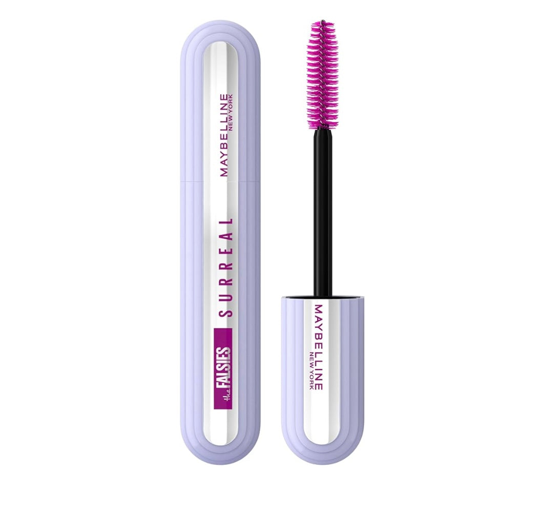 Maybelline New York Extension Mascara, Salon-Like Extension, Length & Volume, Long-Lasting 24H Buildable Formula, The Falsies Surreal, Black